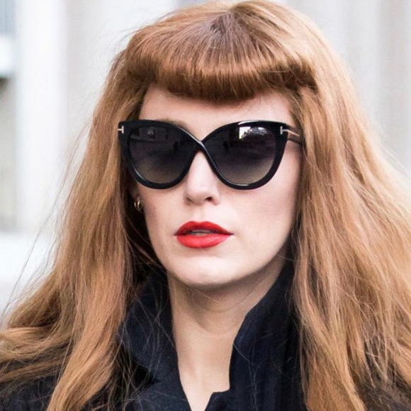 Tom Ford Accessories - TOM FORD “Arabella” Crossover T Logo Butterfly Sunglasses